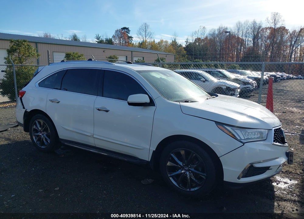 2017 ACURA MDX ADVANCE PACKAGE VIN: 5FRYD4H87HB000467