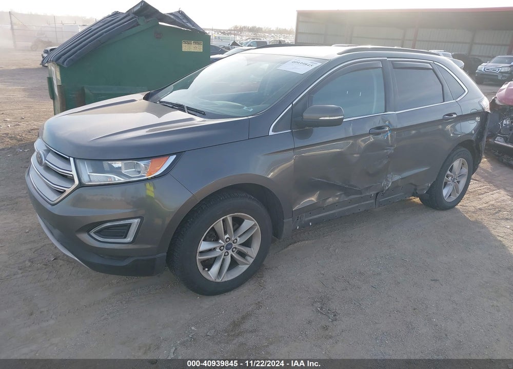2015 FORD EDGE SEL VIN: 2FMTK3J8XFBB44901