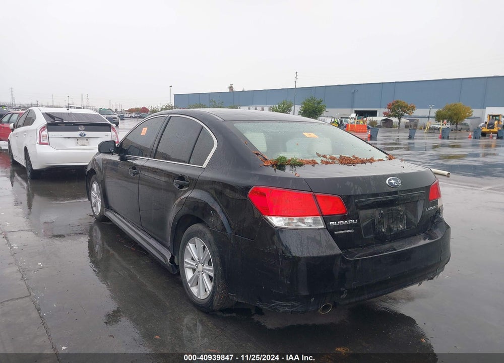 2010 SUBARU LEGACY 2.5I PREMIUM VIN: 4S3BMCC6XA3227940