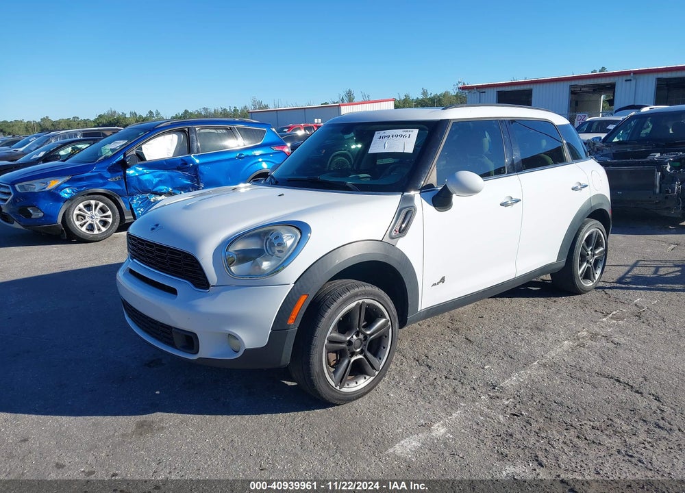 2012 MINI COOPER S COUNTRYMAN VIN: WMWZC5C57CWL56303