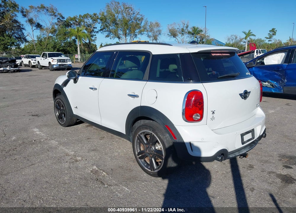 2012 MINI COOPER S COUNTRYMAN VIN: WMWZC5C57CWL56303