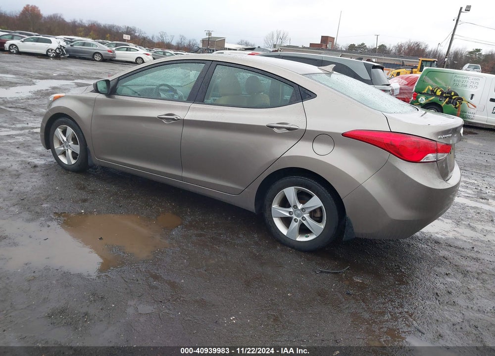 2013 HYUNDAI ELANTRA GLS VIN: 5NPDH4AE9DH321006