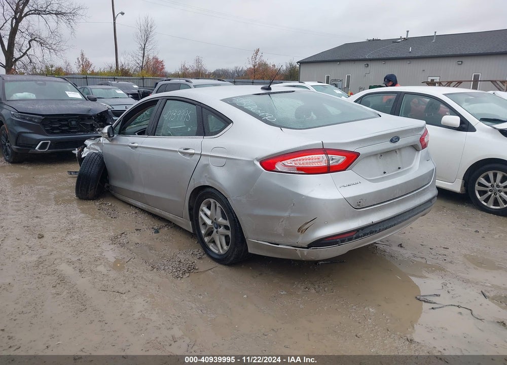 2014 FORD FUSION SE VIN: 1FA6P0H73E5376490