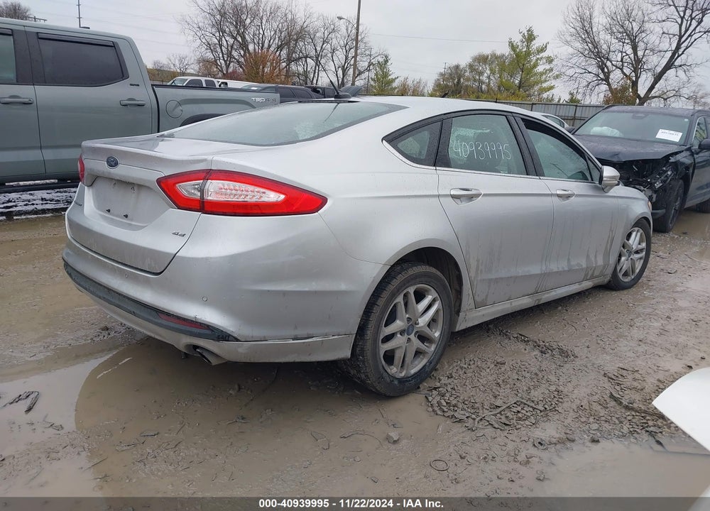 2014 FORD FUSION SE VIN: 1FA6P0H73E5376490