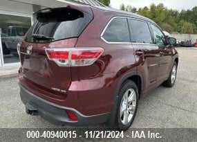 2015 TOYOTA HIGHLANDER LIMITED/LTD PLATINUM VIN: 5TDDKRFHXFS084007