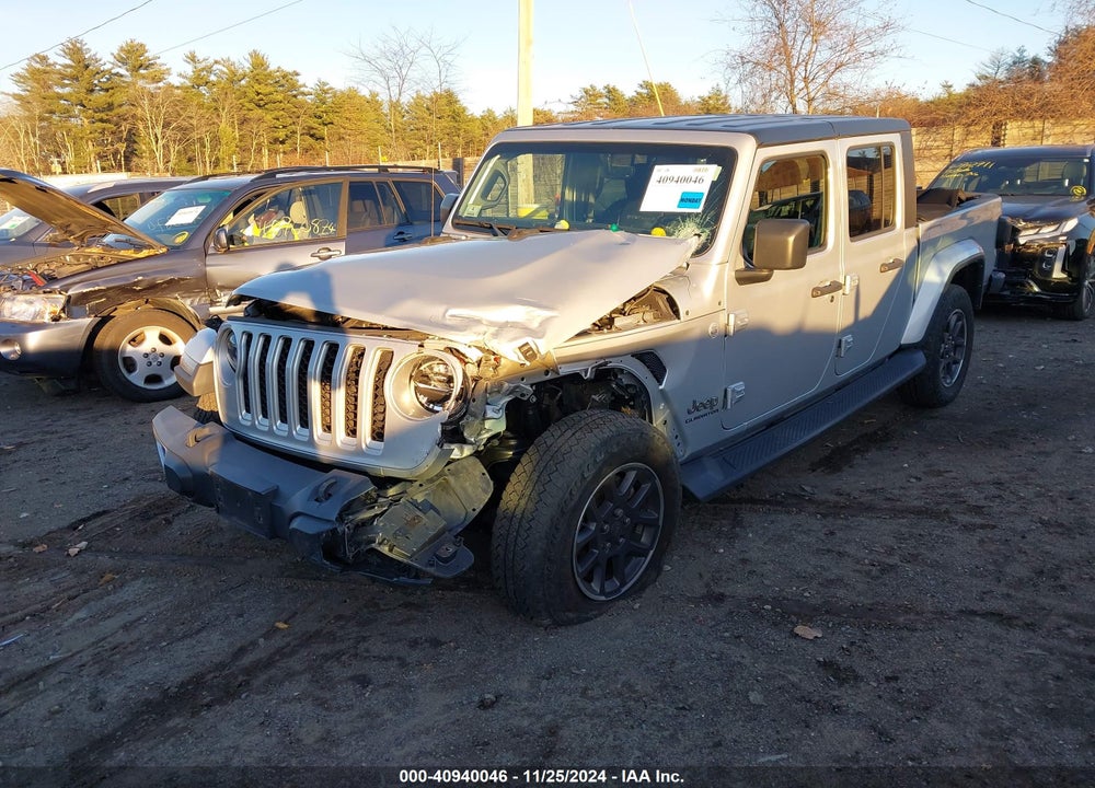 2022 JEEP GLADIATOR OVERLAND 4X4 VIN: 1C6HJTFG4NL122931