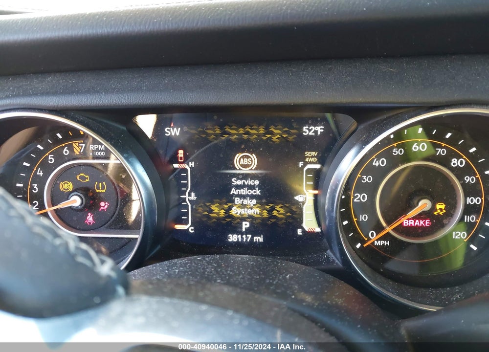 2022 JEEP GLADIATOR OVERLAND 4X4 VIN: 1C6HJTFG4NL122931