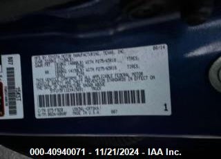 2014 TOYOTA TUNDRA DOUBLE CAB SR/DOUBLE CAB SR5 VIN: 5TFUY5F11EX415091