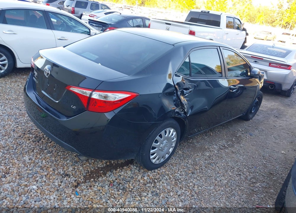 2014 TOYOTA COROLLA LE VIN: 5YFBURHE7EP033818