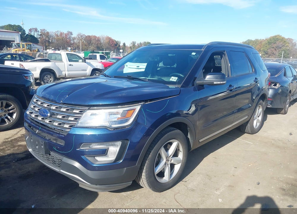 2017 FORD EXPLORER XLT VIN: 1FM5K8DH8HGD19434