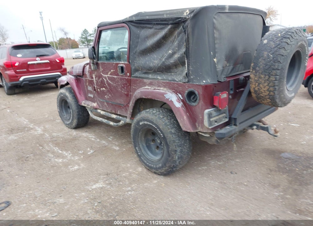 2003 JEEP WRANGLER SAHARA VIN: 1J4FA59S93P336647