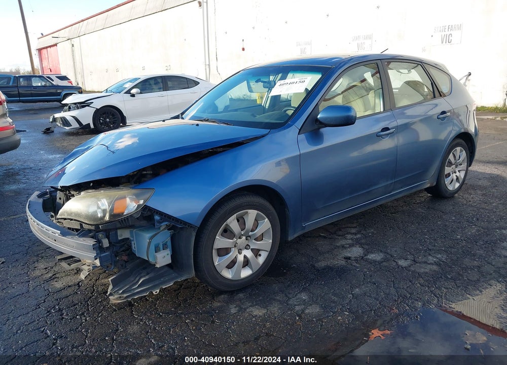 2009 SUBARU IMPREZA 2.5I VIN: JF1GH61639H819036