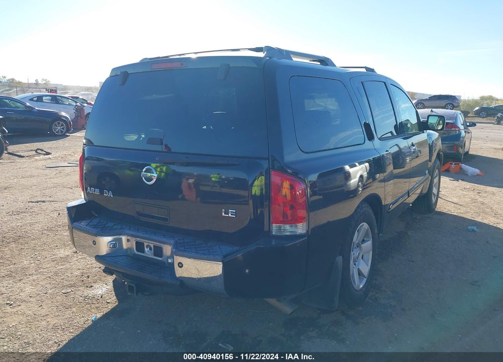 2007 NISSAN ARMADA LE VIN: 5N1BA08A27N711002
