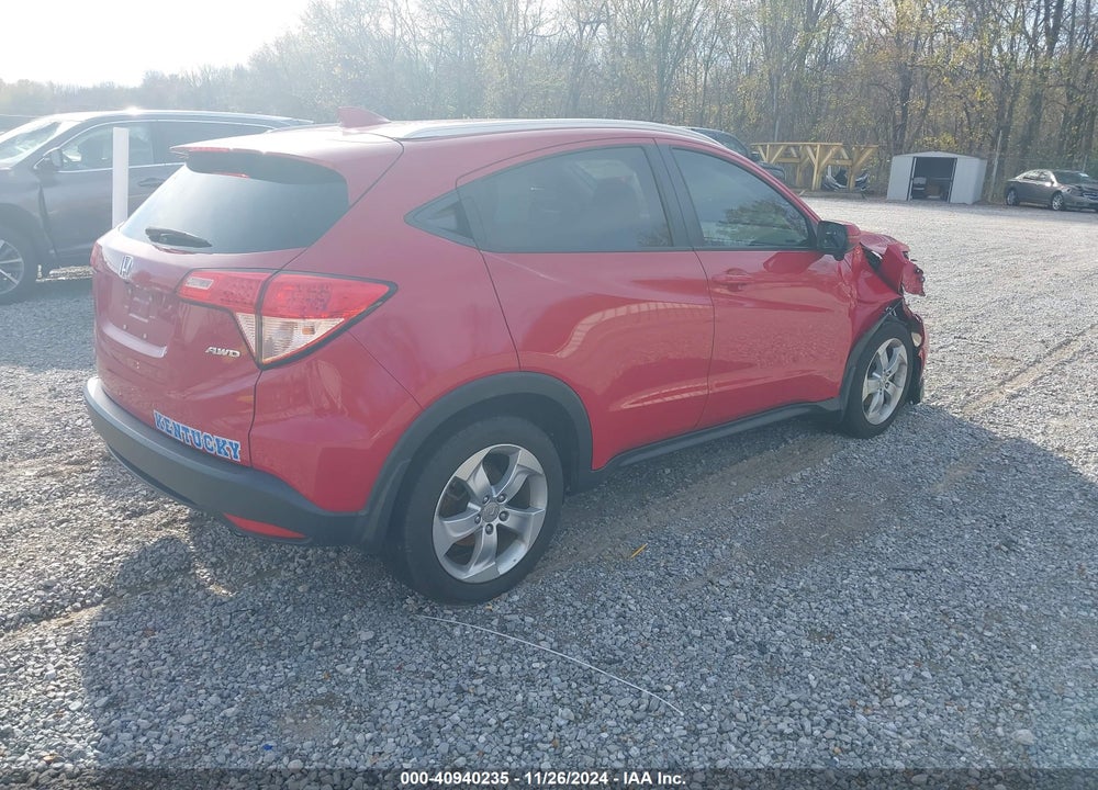 2016 HONDA HR-V EX-L VIN: 3CZRU6H79GM731740