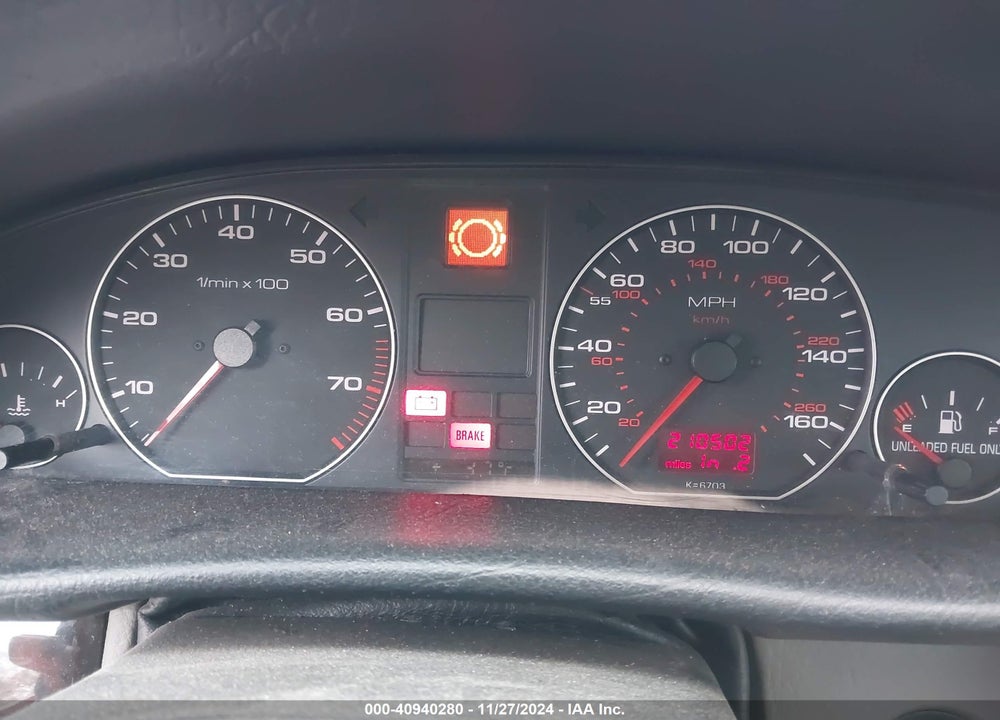 1996 AUDI A6 2.8 QUATTRO VIN: WAUGA84A6TN084231