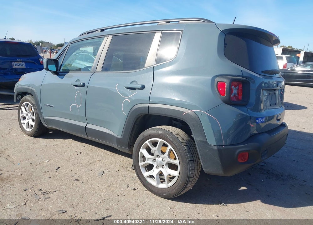 2018 JEEP RENEGADE LATITUDE FWD VIN: ZACCJABB6JPJ40805