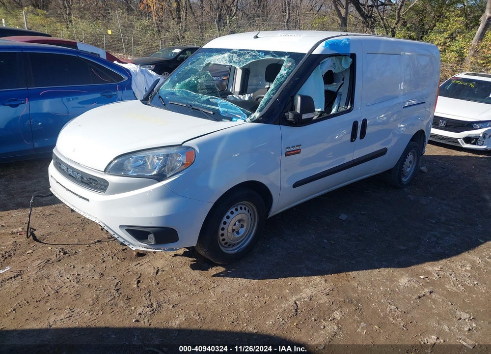 2022 RAM PROMASTER CITY CARGO VAN VIN: ZFBHRFAB6N6W72275