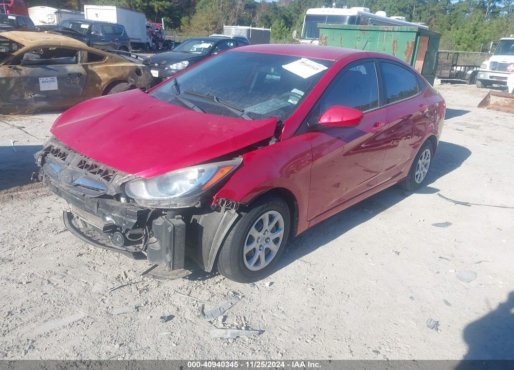 2014 HYUNDAI ACCENT GLS VIN: KMHCT4AE2EU646819