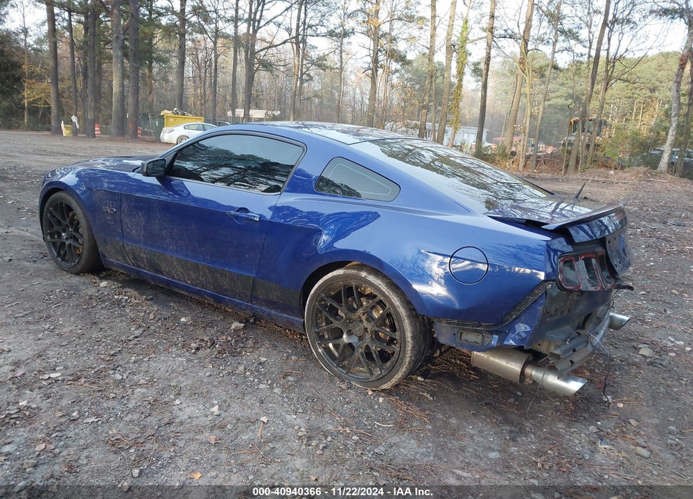 2013 FORD MUSTANG GT VIN: 1ZVBP8CFXD5263086