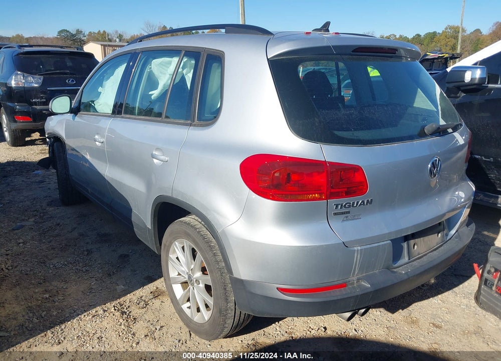 2018 VOLKSWAGEN TIGUAN LIMITED 2.0T VIN: WVGAV7AX4JK000403