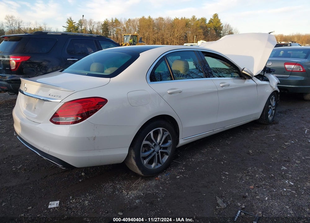 2016 MERCEDES-BENZ C 300 4MATIC/LUXURY 4MATIC/SPORT 4MATIC VIN: WDDWF4KBXGR130409