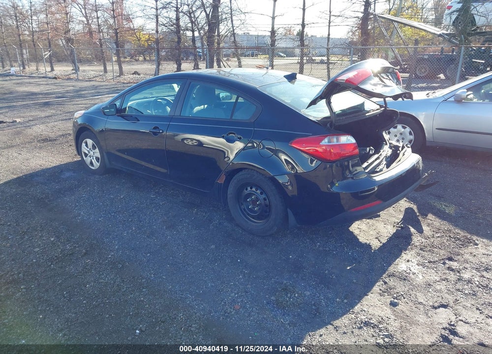 2016 KIA FORTE LX VIN: KNAFK4A65G5474972