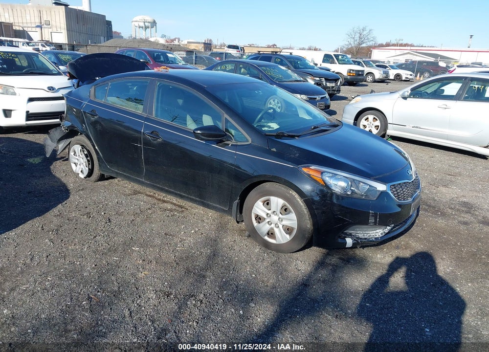 2016 KIA FORTE LX VIN: KNAFK4A65G5474972