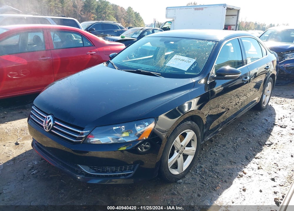 2012 VOLKSWAGEN PASSAT 2.5L SE VIN: 1VWBH7A30CC074005