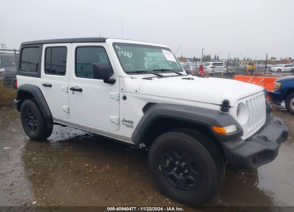 2020 JEEP WRANGLER UNLIMITED SPORT 4X4 VIN: 1C4HJXDG6LW201676
