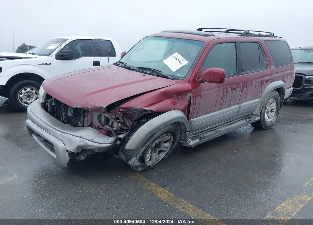 2002 TOYOTA 4RUNNER LIMITED V6 VIN: JT3GN87R820235336