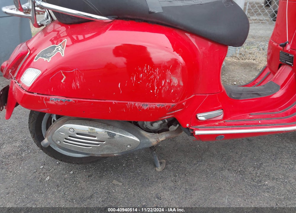 2007 VESPA GTS 250 VIN: ZAPM459LX75003161