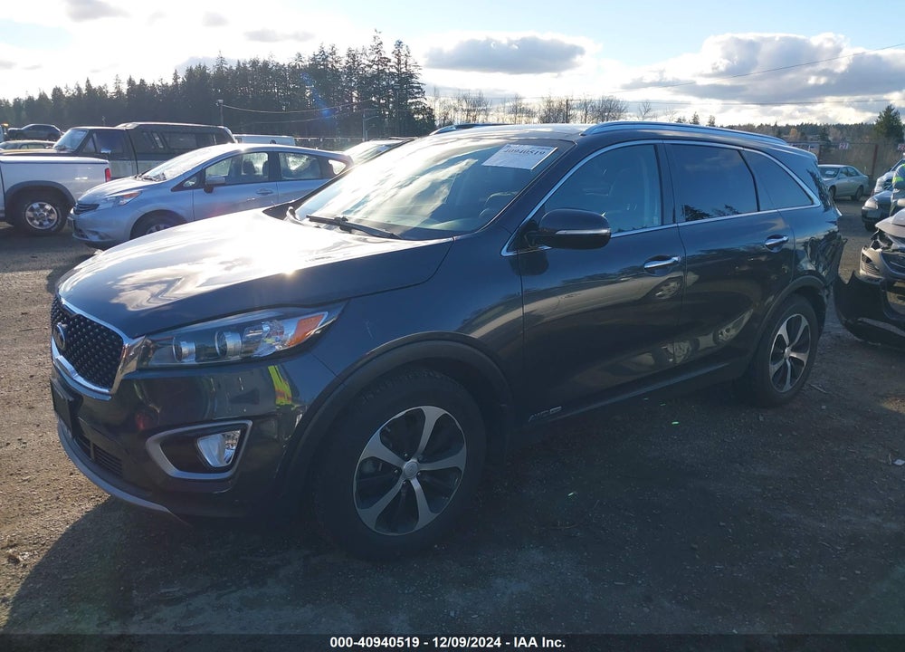 2017 KIA SORENTO 3.3L EX VIN: 5XYPHDA59HG300263
