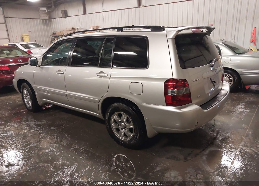 2007 TOYOTA HIGHLANDER V6 VIN: JTEGP21A870132684