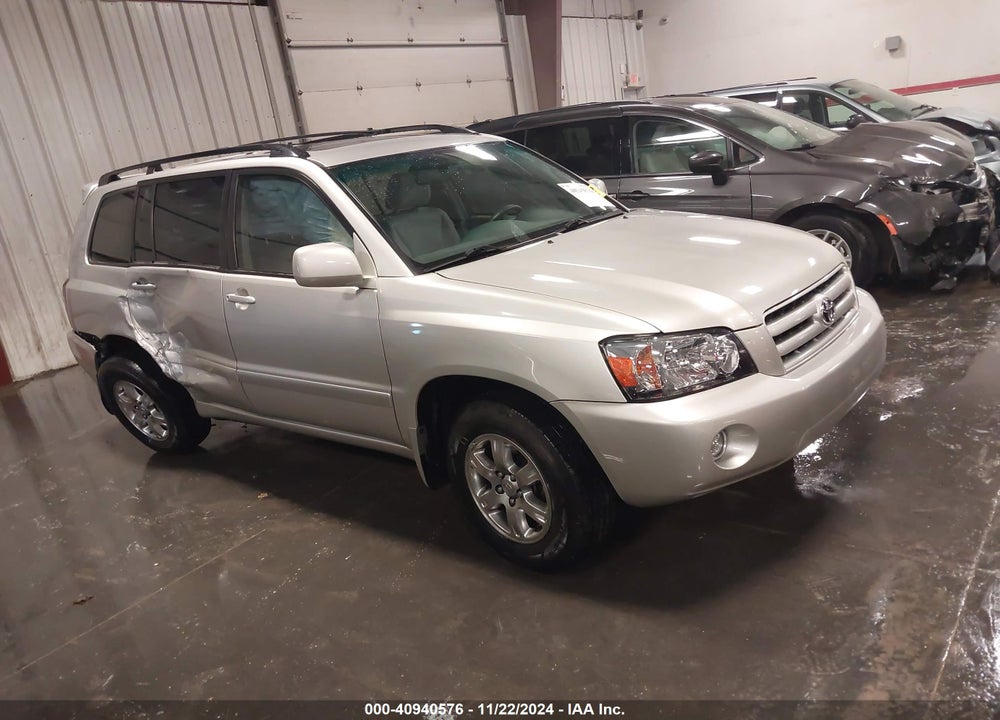 2007 TOYOTA HIGHLANDER V6 VIN: JTEGP21A870132684