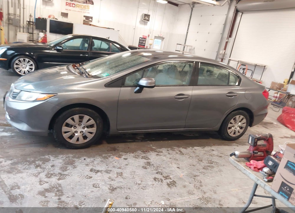 2012 HONDA CIVIC LX VIN: 19XFB2F5XCE375411