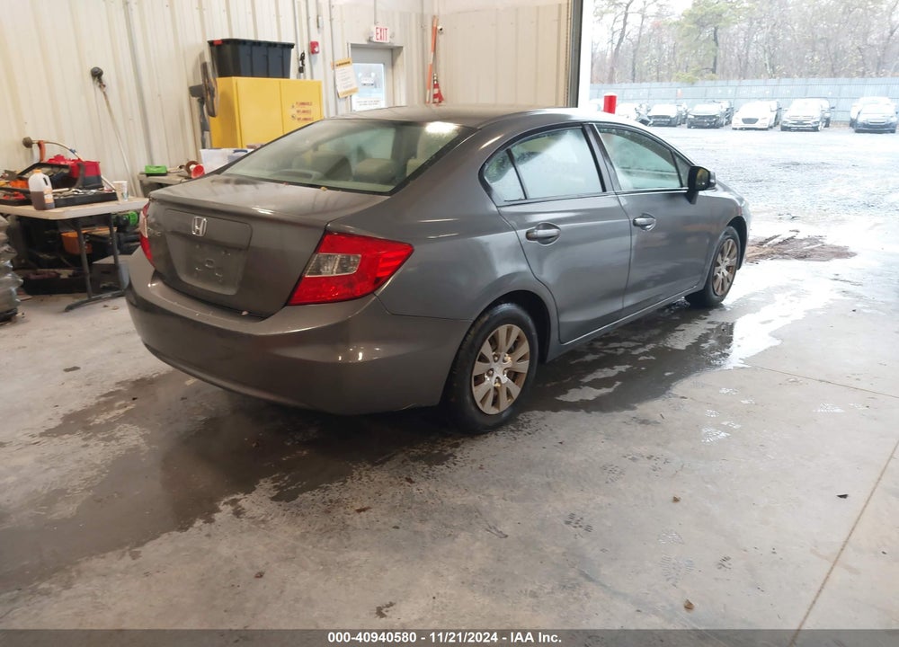 2012 HONDA CIVIC LX VIN: 19XFB2F5XCE375411