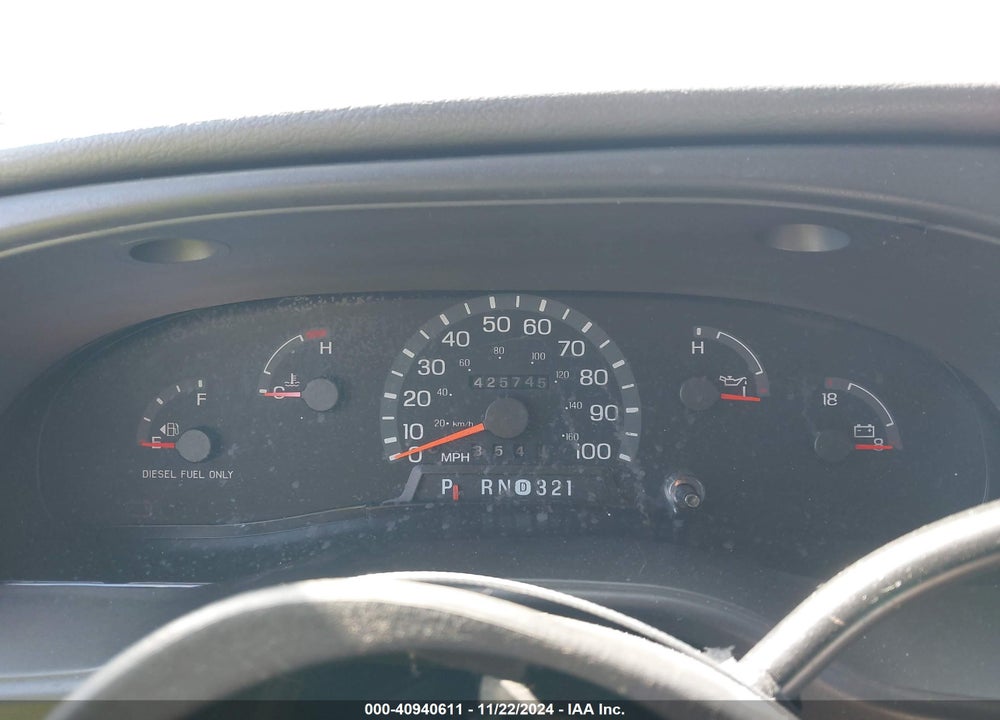 2003 FORD E-350 SUPER DUTY RECREATIONAL VIN: 1FDSS34F83HA90244