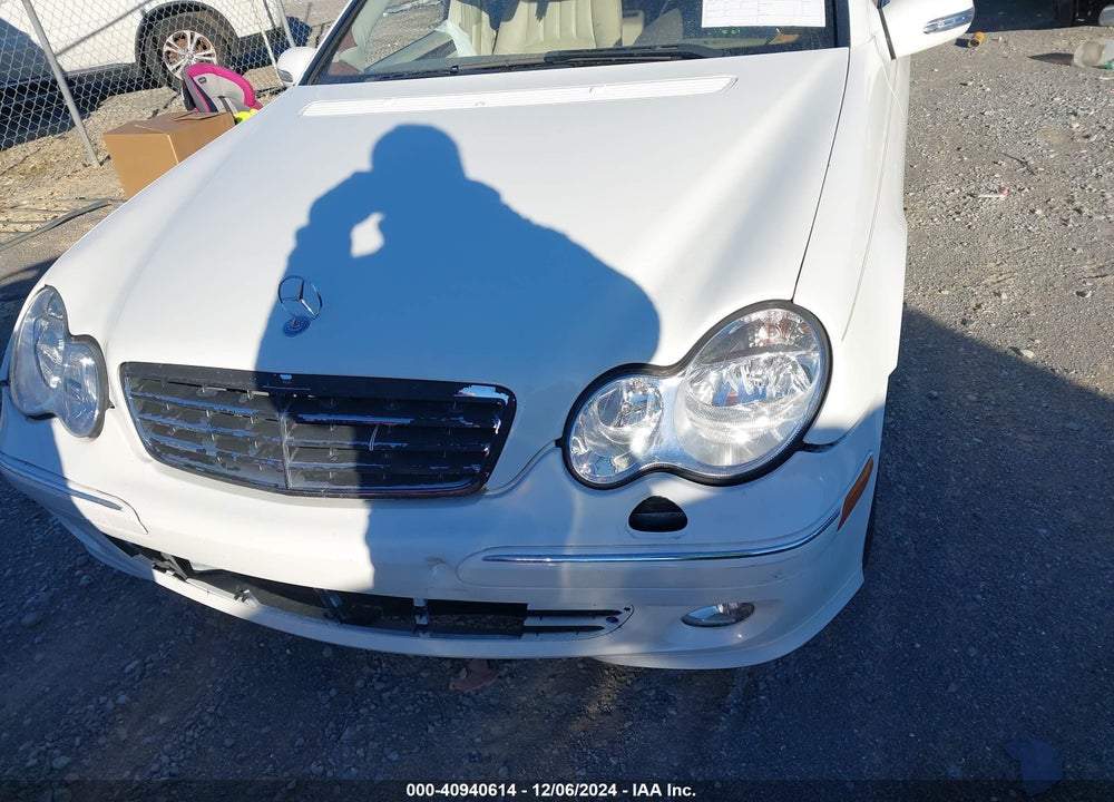 2006 MERCEDES-BENZ C 280 LUXURY VIN: WDBRF54H96A887456