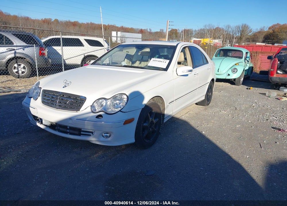 2006 MERCEDES-BENZ C 280 LUXURY VIN: WDBRF54H96A887456