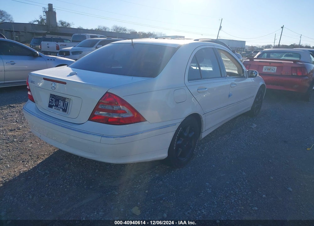 2006 MERCEDES-BENZ C 280 LUXURY VIN: WDBRF54H96A887456