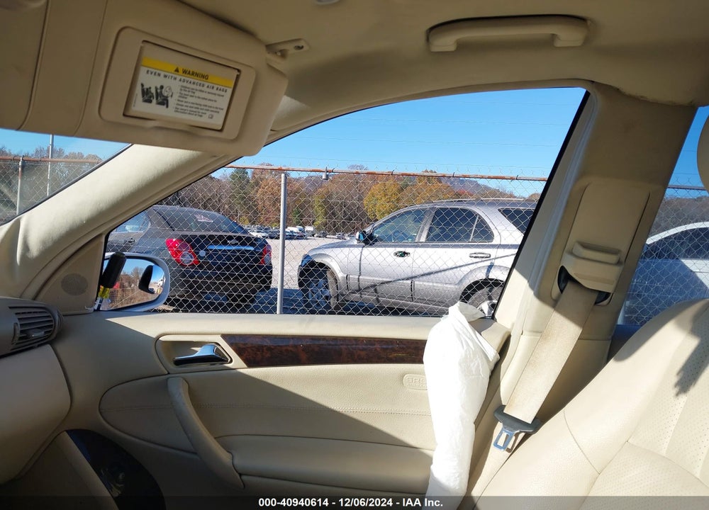 2006 MERCEDES-BENZ C 280 LUXURY VIN: WDBRF54H96A887456