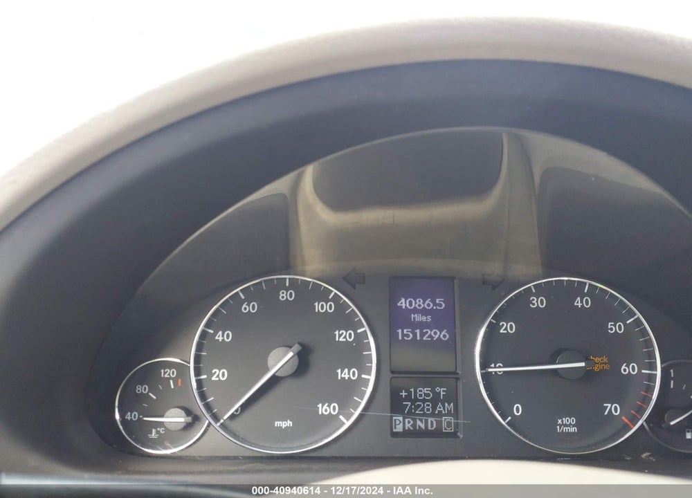 2006 MERCEDES-BENZ C 280 LUXURY VIN: WDBRF54H96A887456