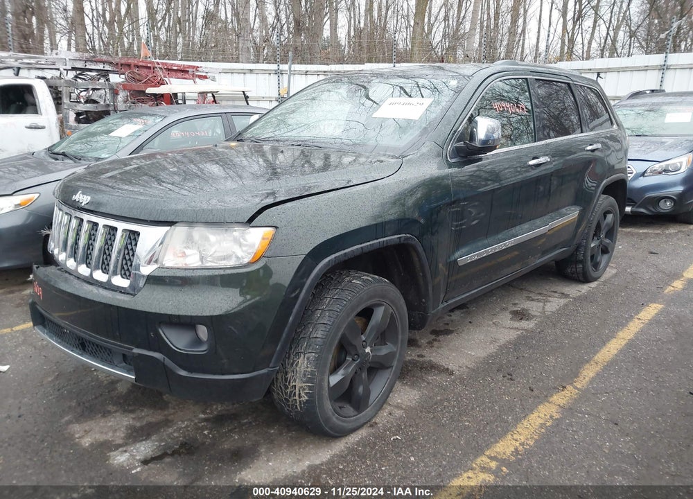 2011 JEEP GRAND CHEROKEE OVERLAND VIN: 1J4RR6GT0BC722791