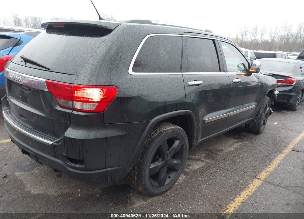 2011 JEEP GRAND CHEROKEE OVERLAND VIN: 1J4RR6GT0BC722791