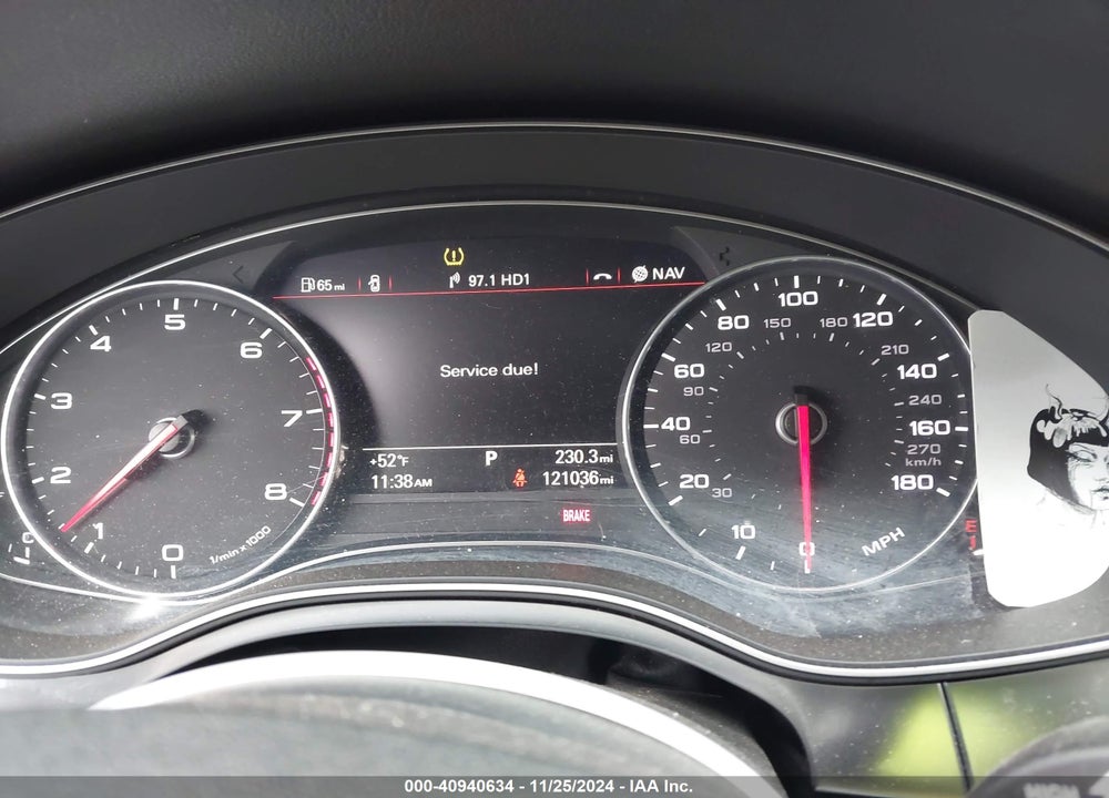 2012 AUDI A7 VIN: WAUYGAFC4CN178312