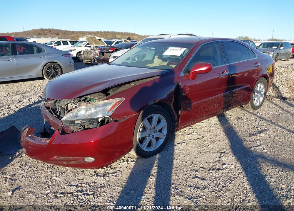2008 LEXUS ES 350 VIN: JTHBJ46G582267800
