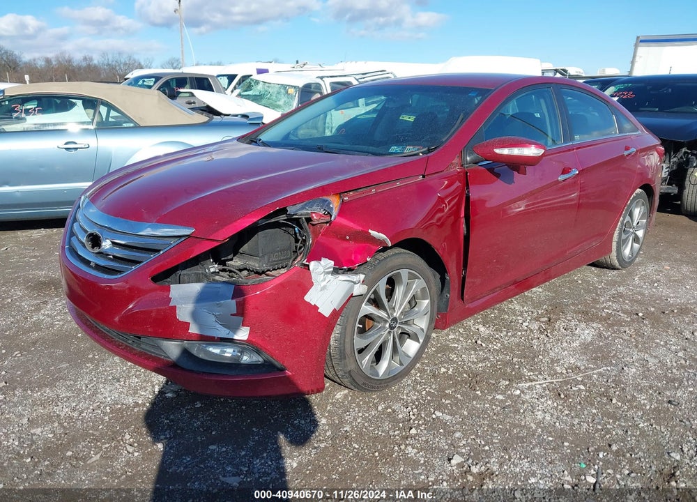 2014 HYUNDAI SONATA SE VIN: 5NPEC4AC7EH823497