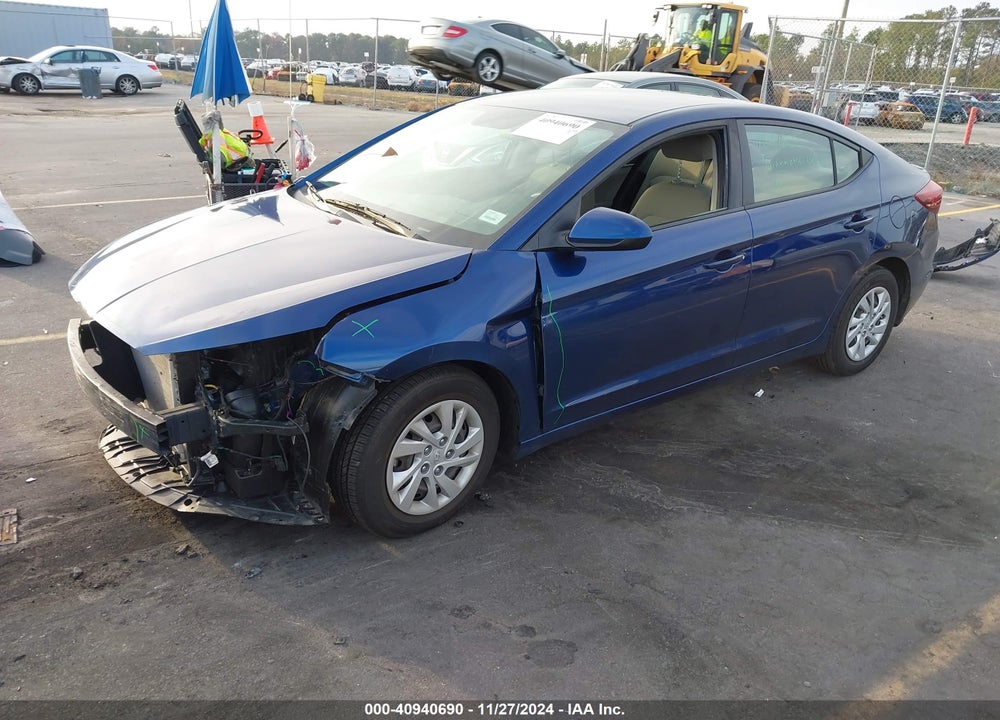 2019 HYUNDAI ELANTRA VIN: 5NPD74LF5KH410173