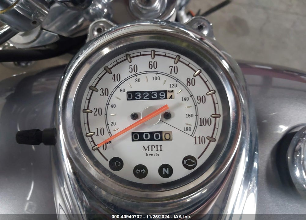 2009 YAMAHA XVS650 A/AT VIN: JYAVM01E59A134140