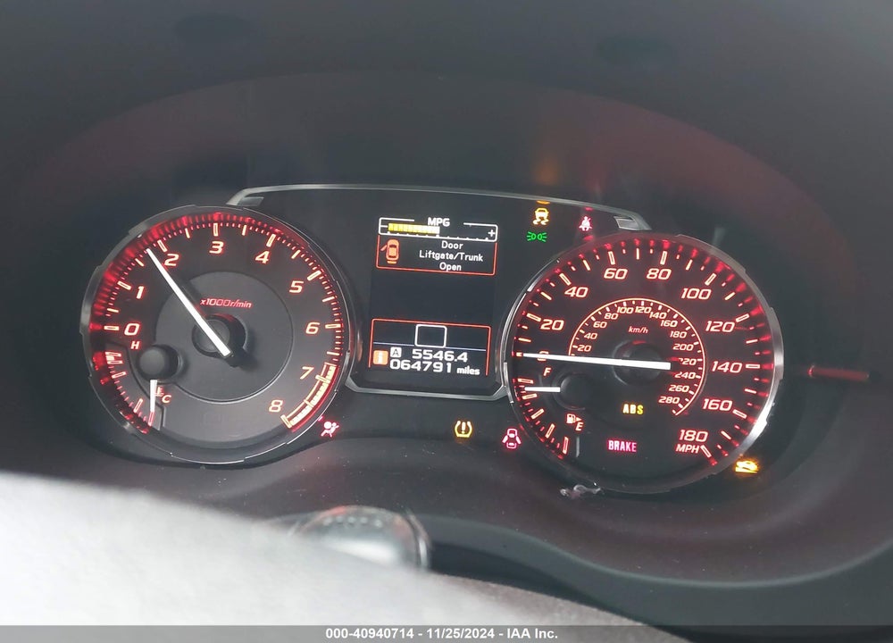2017 SUBARU WRX VIN: JF1VA1B65H9841061